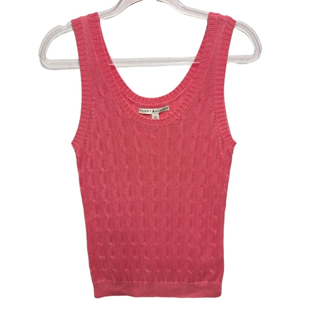 Silk Knit Aran Fisherman Knitted Top Sweater Vest Pullover Jumper